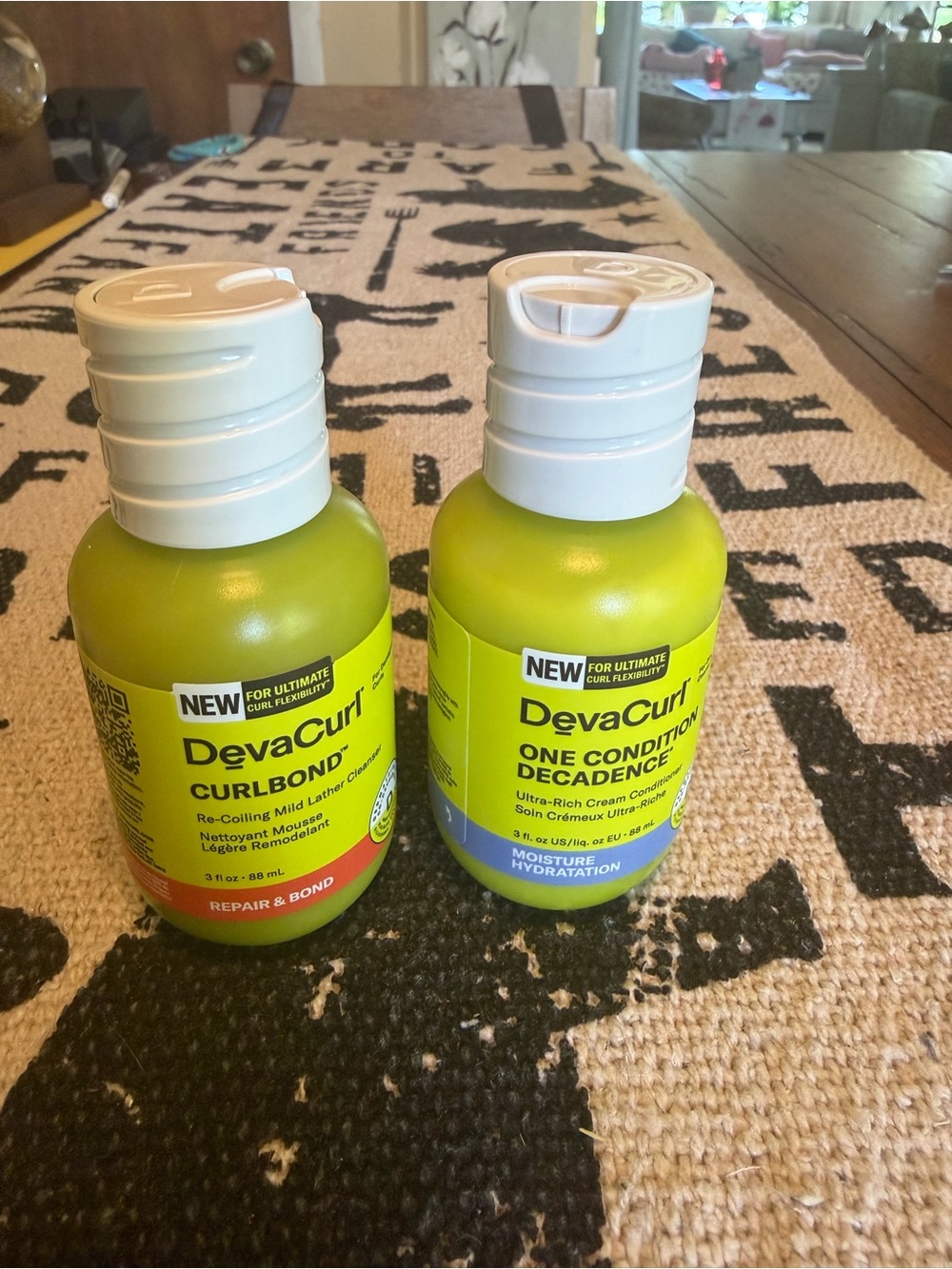 DevaCurl Green Kids CurlBond & One Condition Duo Great For Travel